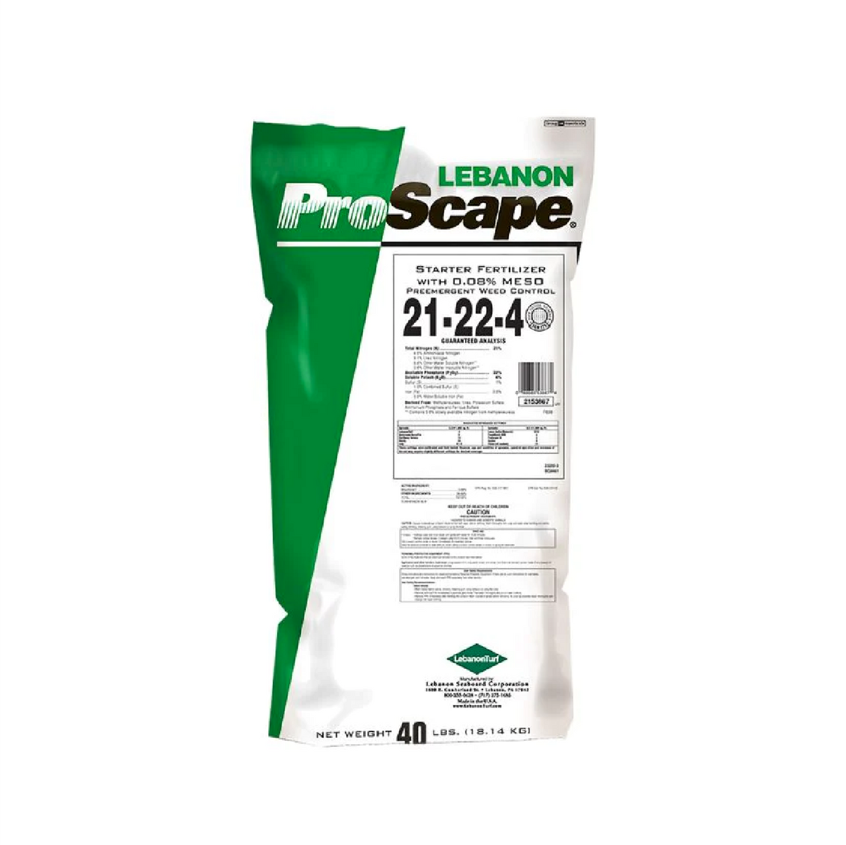 Starter Fertilizer with Pre-Emergent Weed Control (40 Lbs.) Covers up   Branch Creek