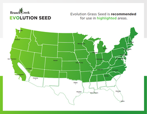 Evolution Grass Seed (50 Lbs.) - Overseed Up To 33,000 Square Feet